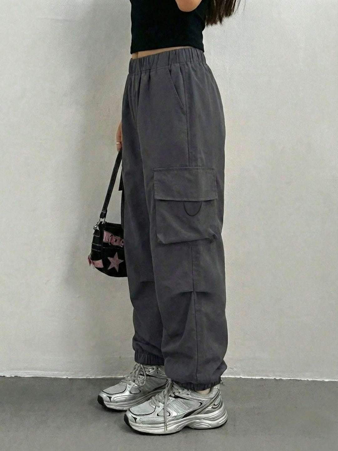 Pantaloni SHEIN, gri