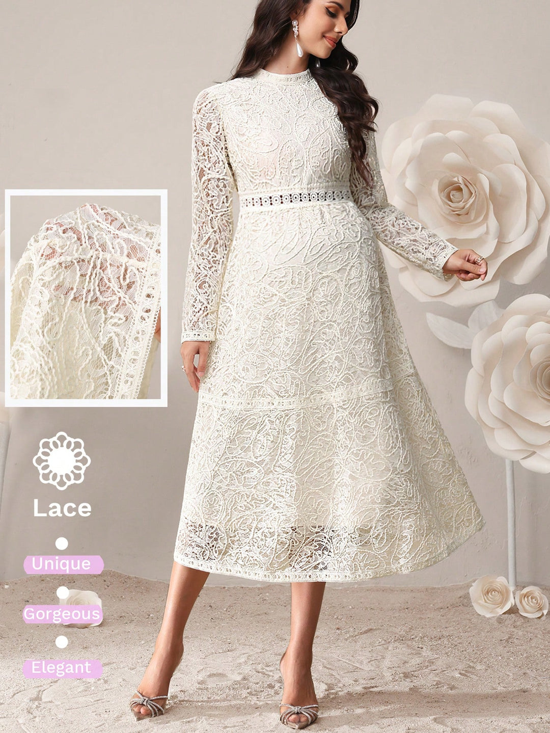 Rochie SHEIN, bej