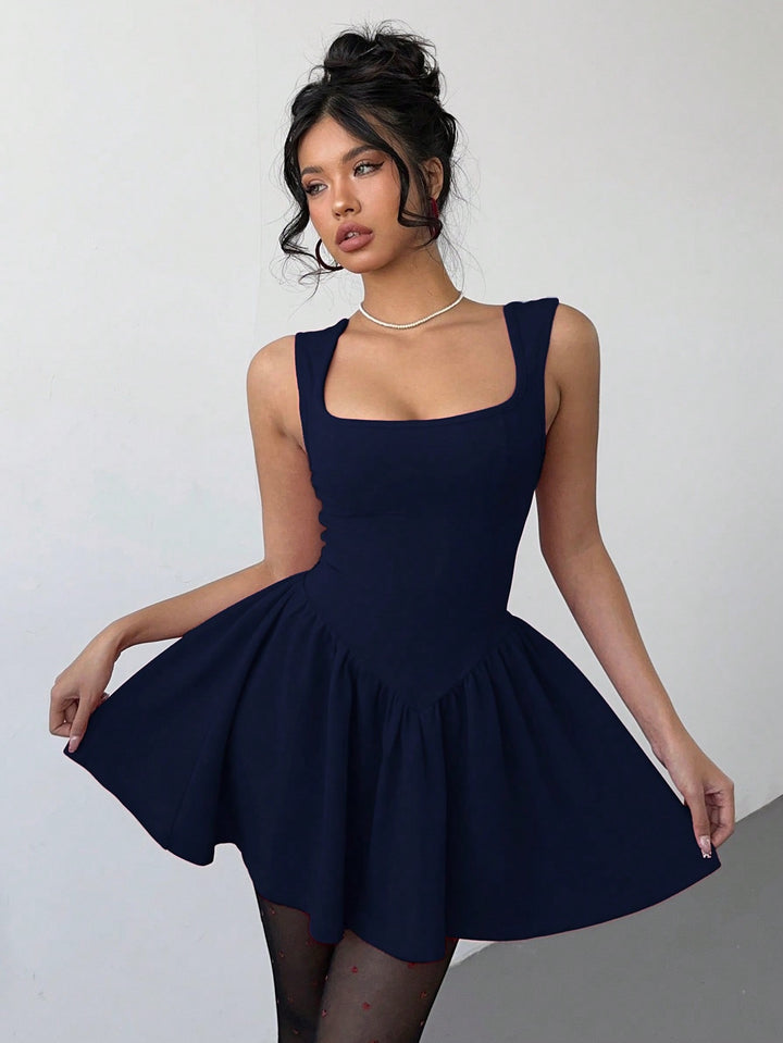 SHEIN mini ruha, kék