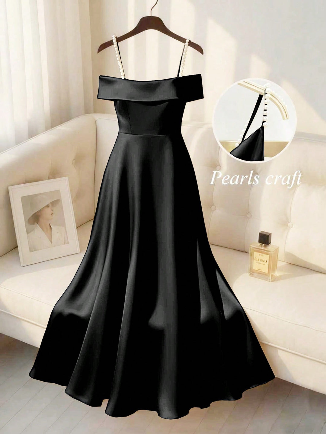 Rochie maxi SHEIN, negru