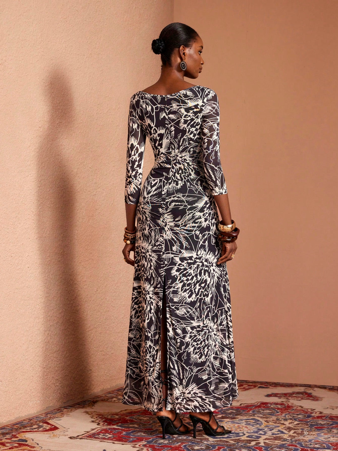 Rochie maxi SHEIN, mix culori