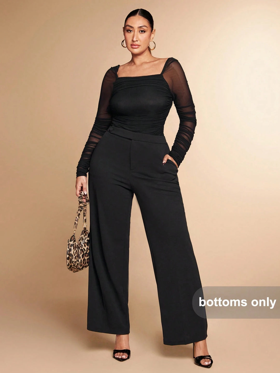 Pantaloni SHEIN, negru