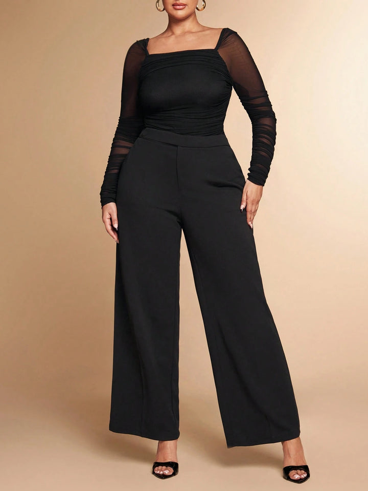 Pantaloni SHEIN, negru