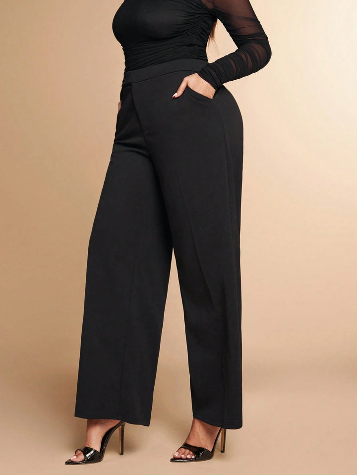 Pantaloni SHEIN, negru