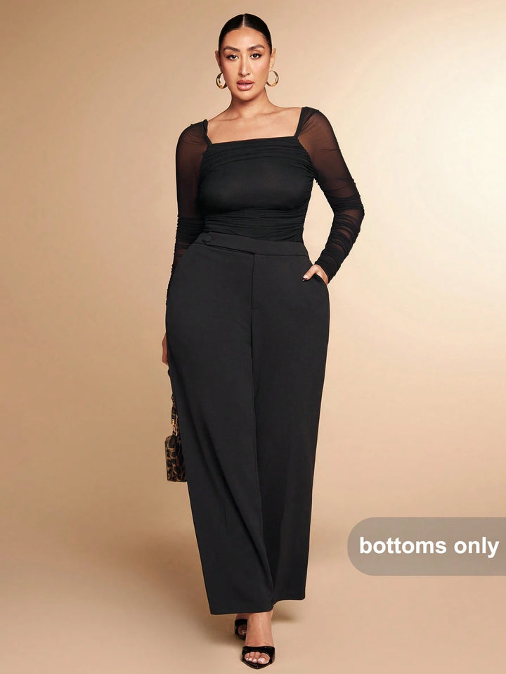 Pantaloni SHEIN, negru