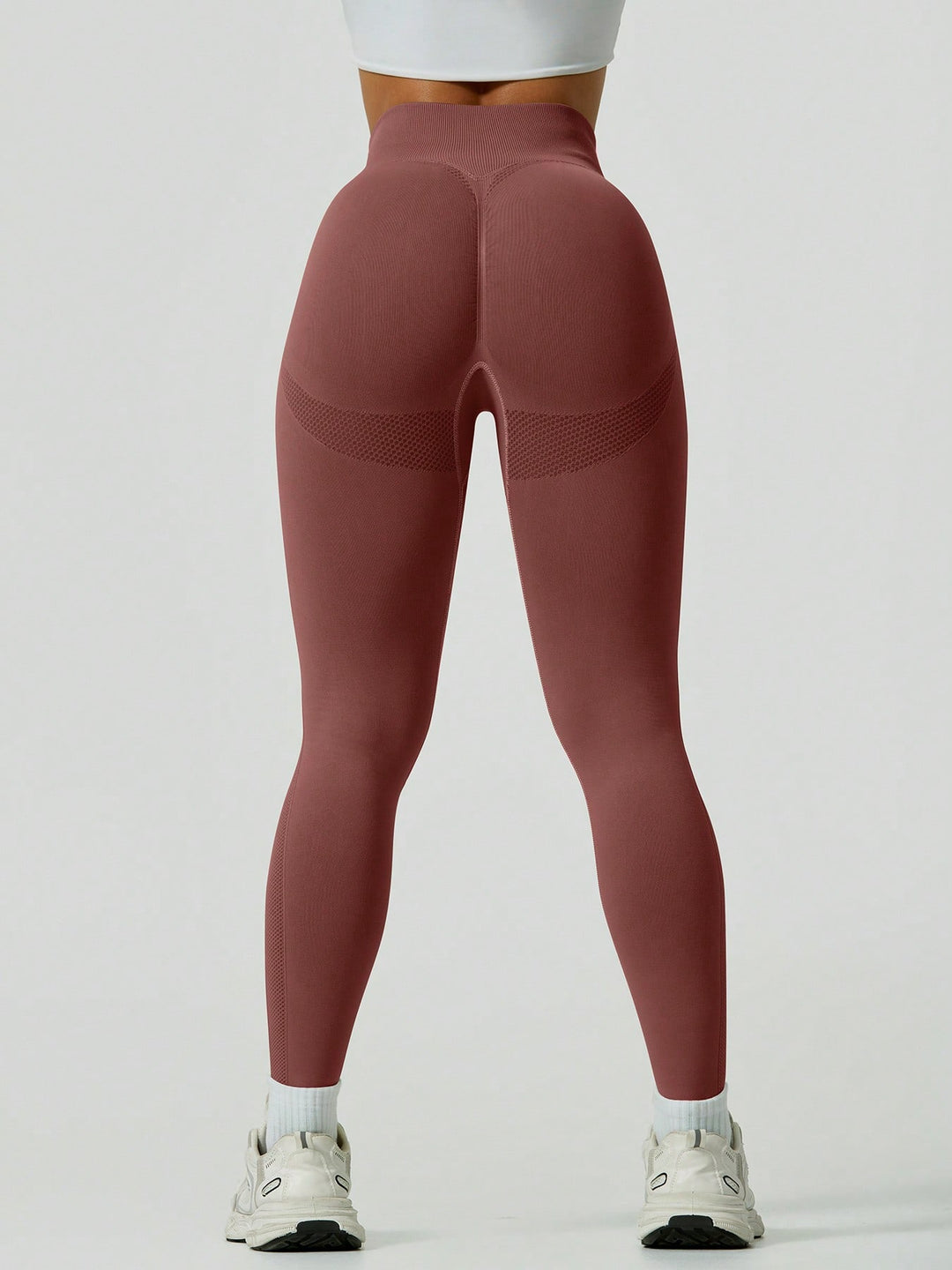 Pantaloni SHEIN, maro