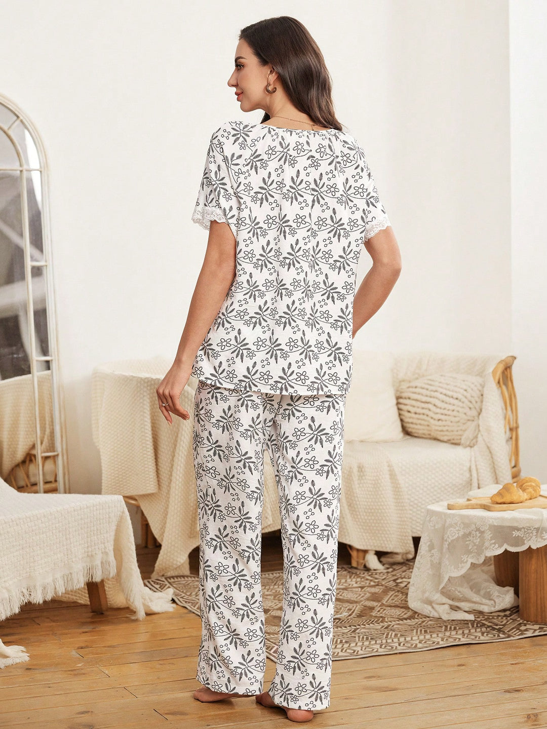 Pijama SHEIN, alb