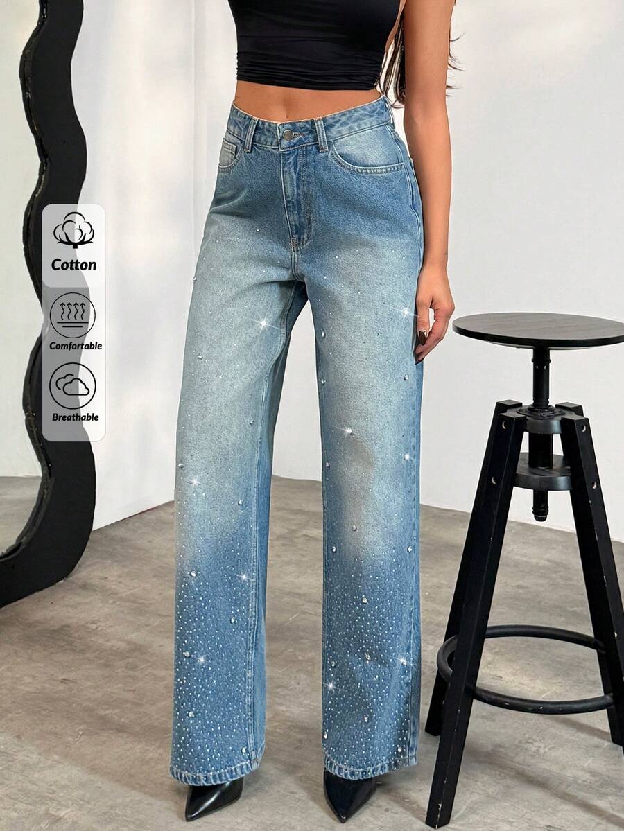 Jeans SHEIN, albastru