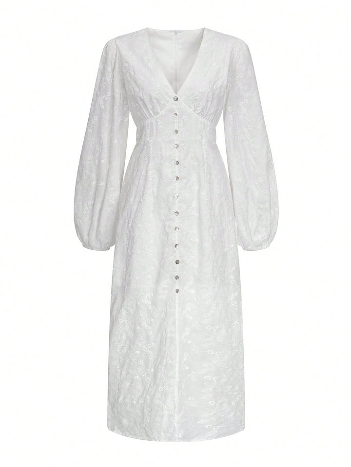 Rochie maxi SHEIN, alb