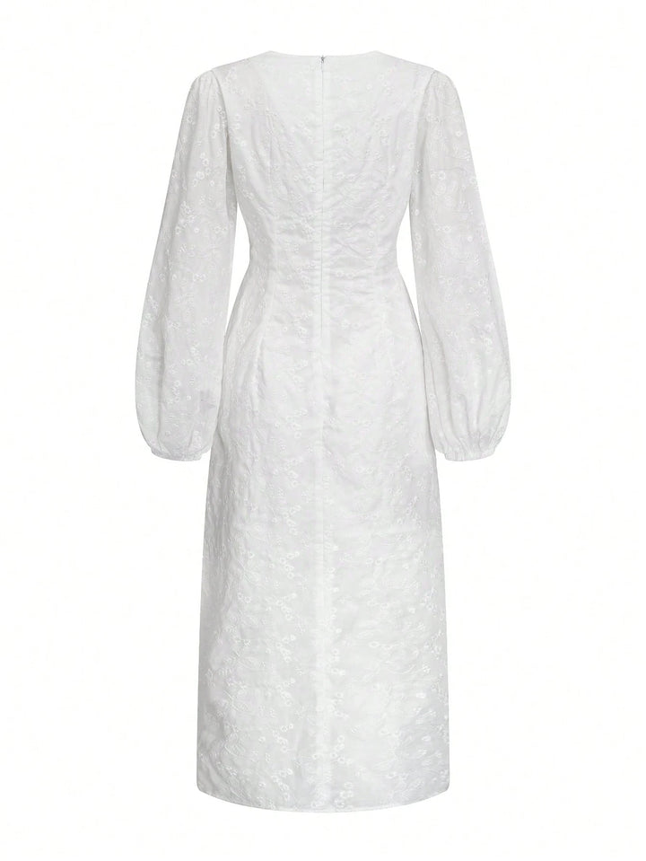 Rochie maxi SHEIN, alb