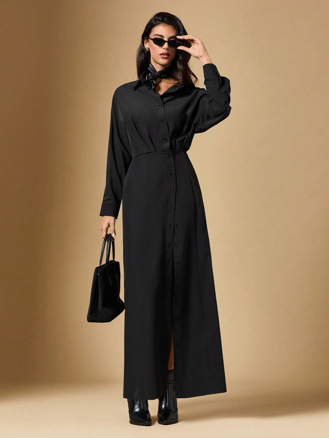 Rochie maxi SHEIN, negru