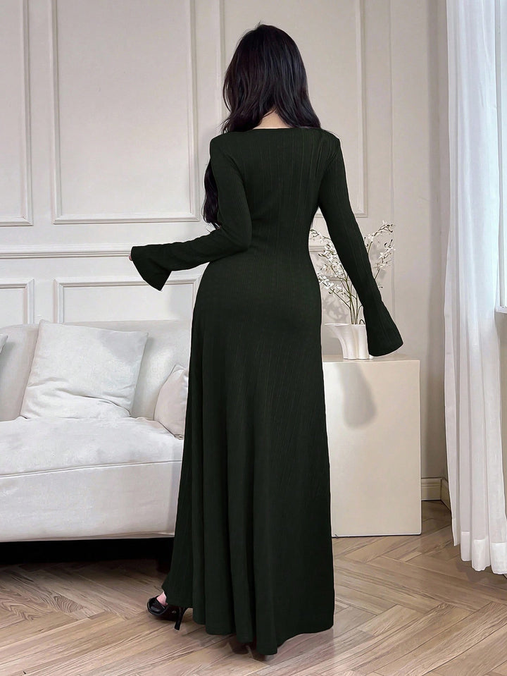 SHEIN maxi ruha, zöld