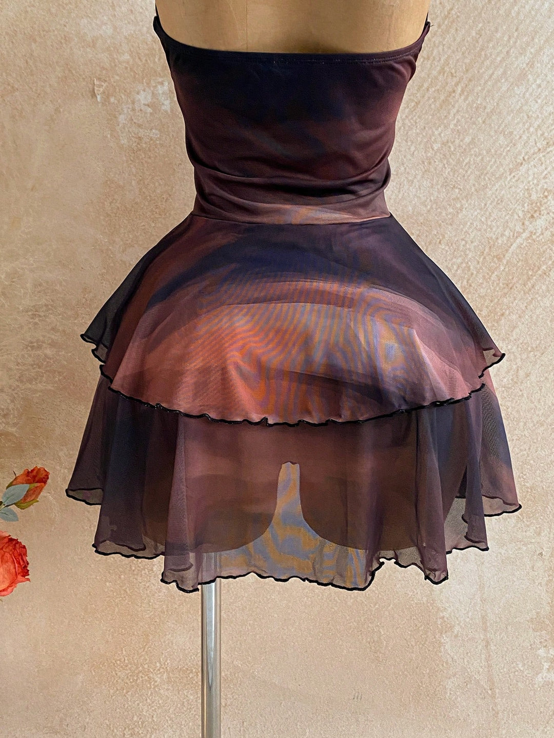 Rochie mini SHEIN, maro