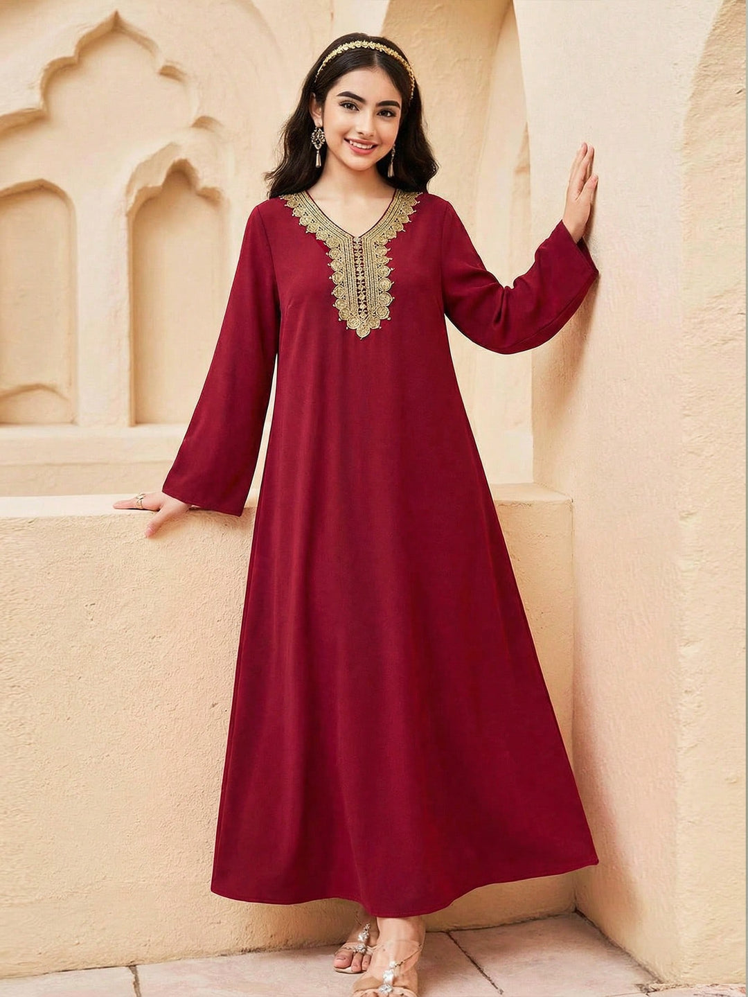 SHEIN Ruha, burgundi
