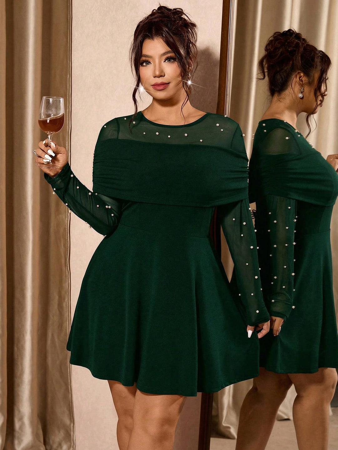 Rochie SHEIN, verde