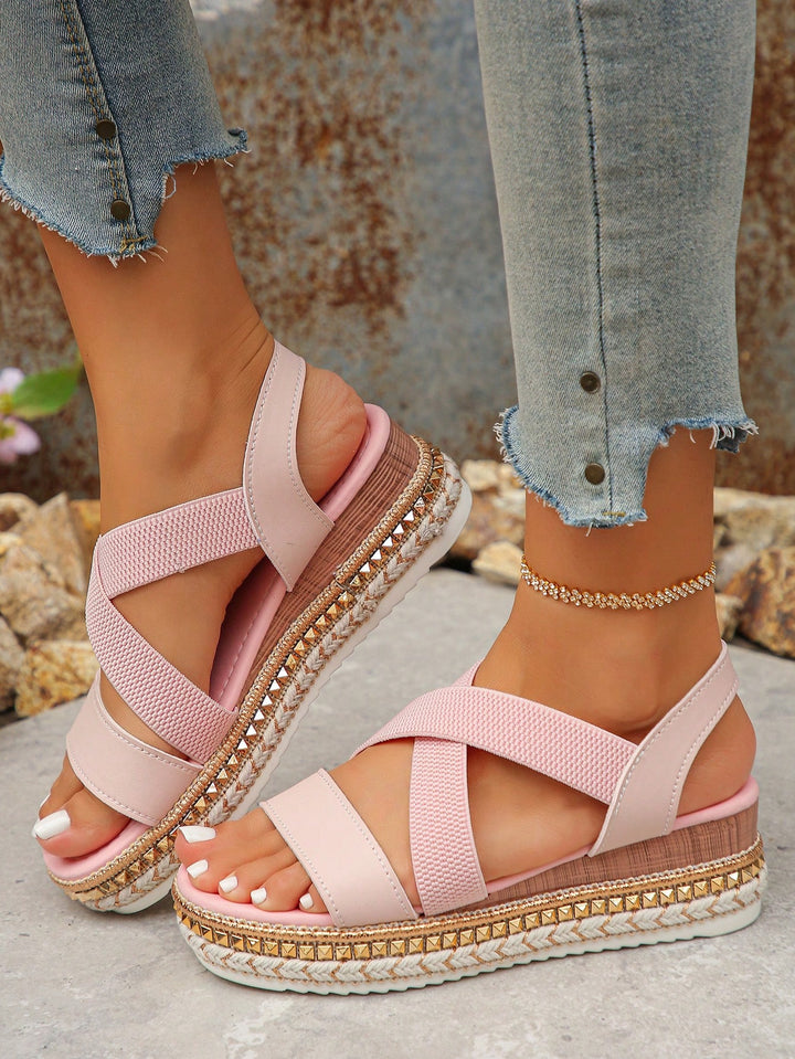 Sandale SHEIN, roz