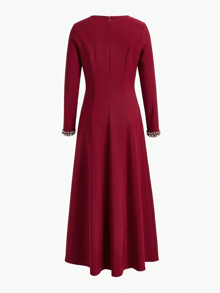 Rochie maxi SHEIN, vișiniu