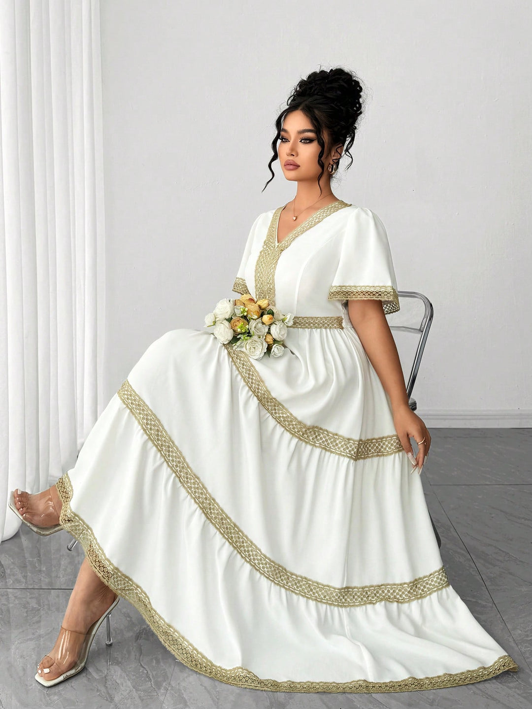 Rochie SHEIN, alb