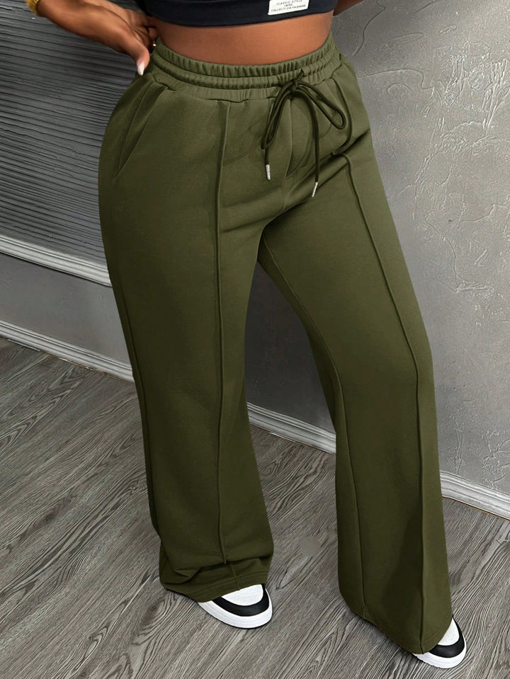 Pantaloni de trening SHEIN, verde
