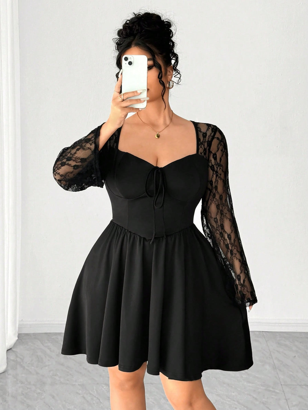 SHEIN ruha, fekete