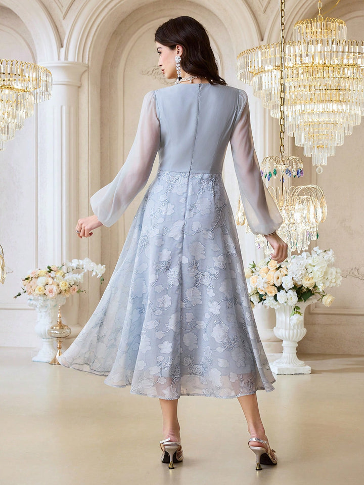 Rochie maxi SHEIN, albastru