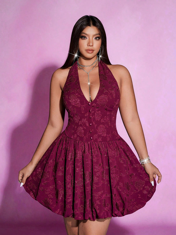 Rochie mini SHEIN, vișiniu