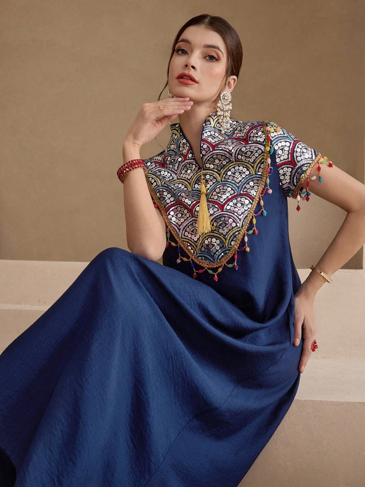 Set caftan și jalabiya SHEIN