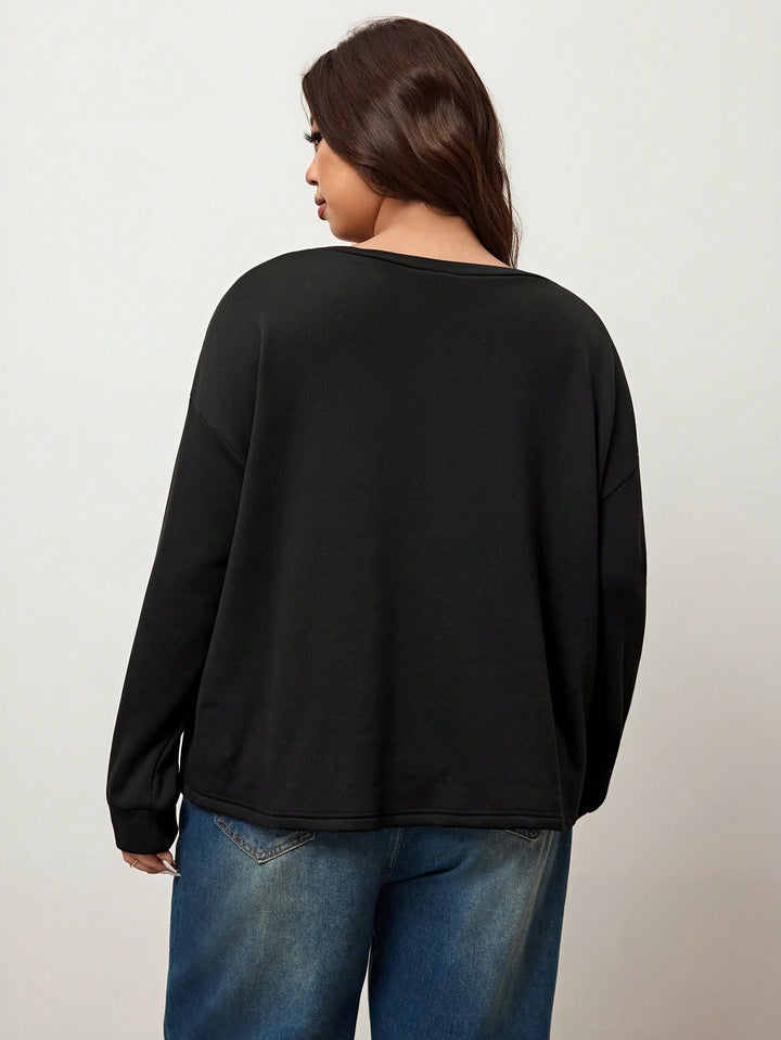 SHEIN blúz, fekete