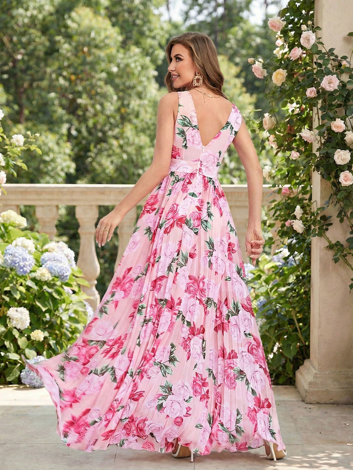 Rochie maxi SHEIN, mix culori