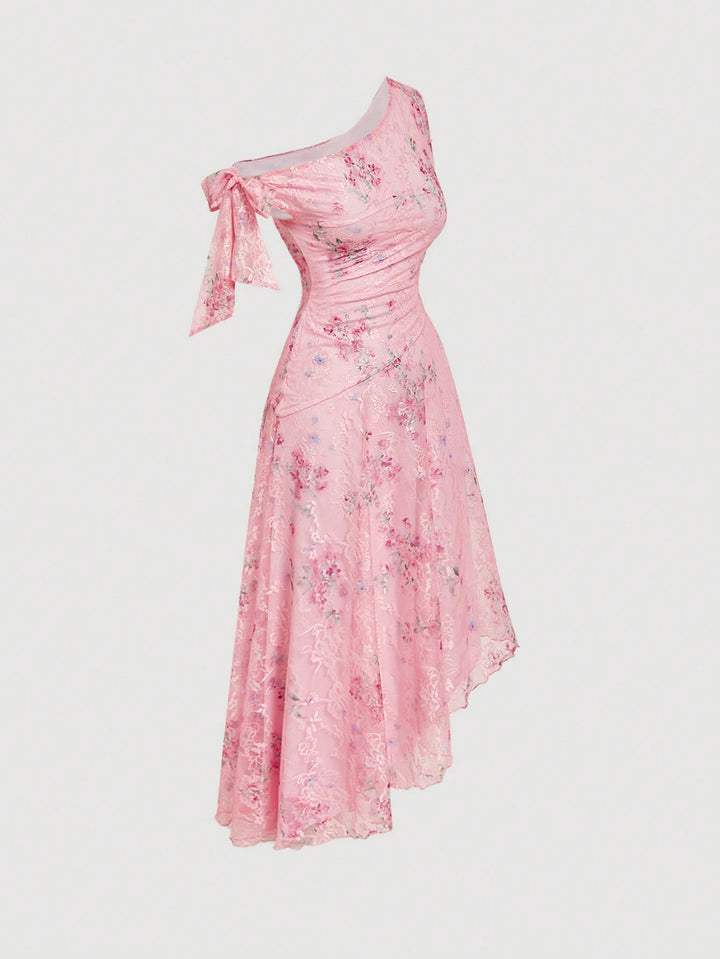 Rochie midi SHEIN, roz
