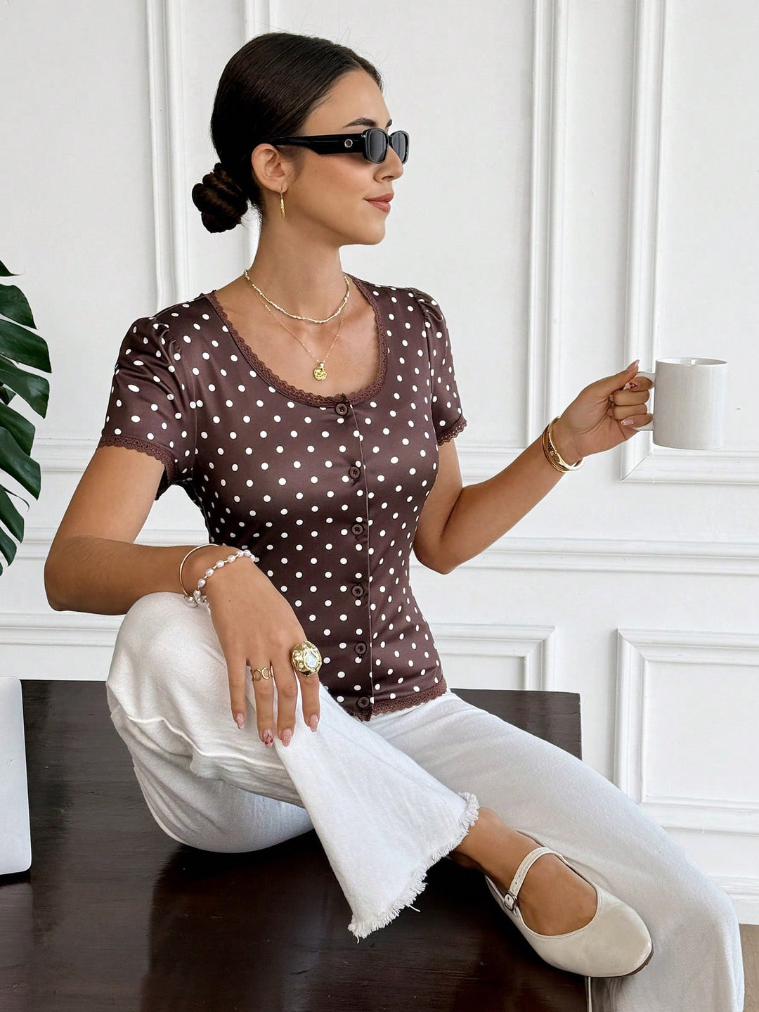 Tricou SHEIN, maro