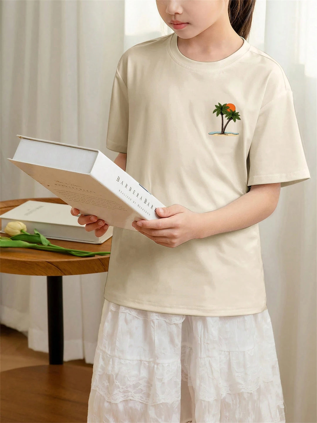 Tricou SHEIN, bej