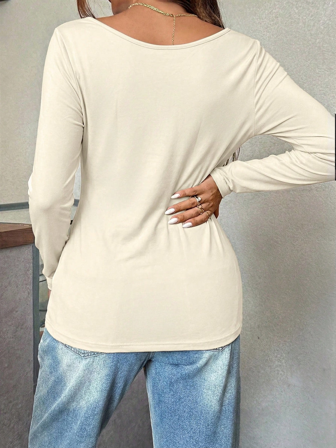 Tricou SHEIN, bej