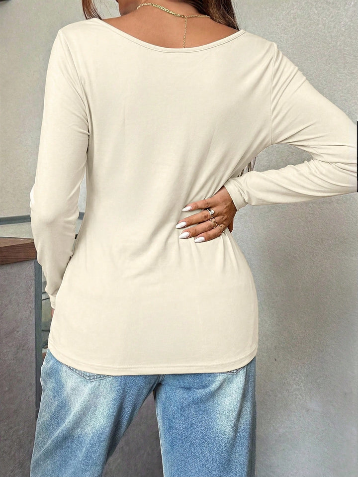 Tricou SHEIN, bej