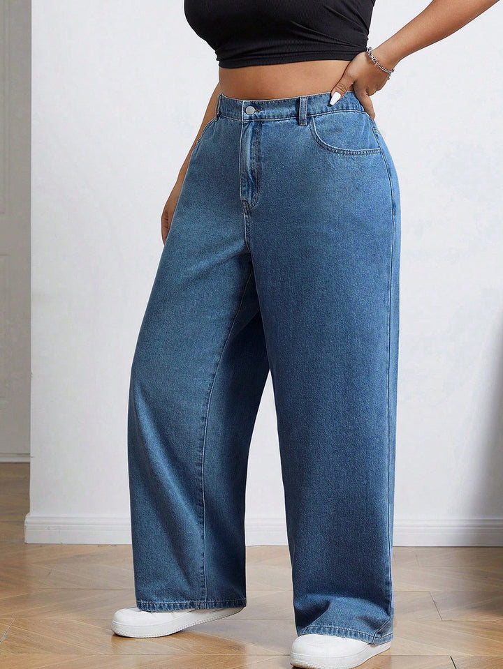 Jeans SHEIN, albastru