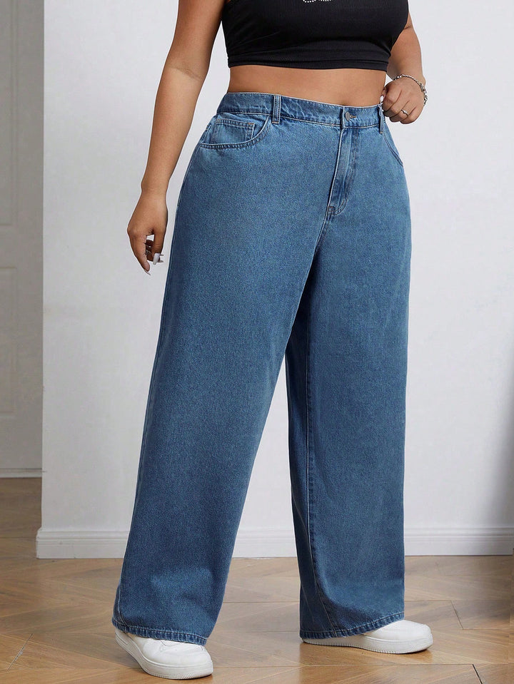 Jeans SHEIN, albastru