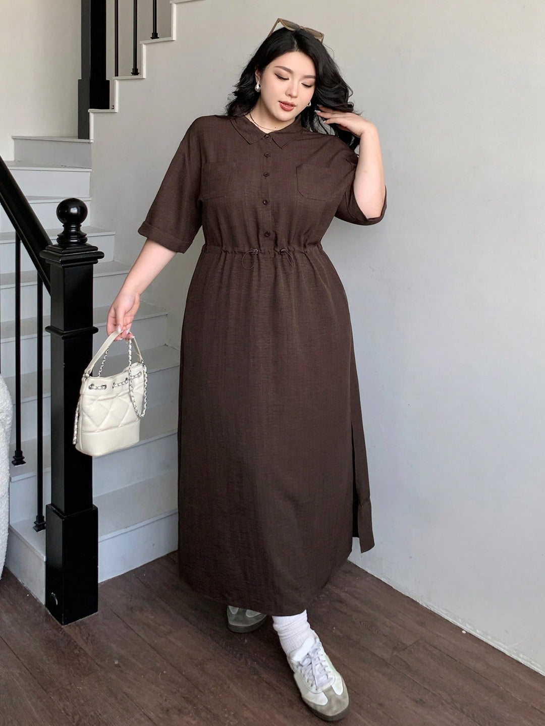 Rochie SHEIN, maro