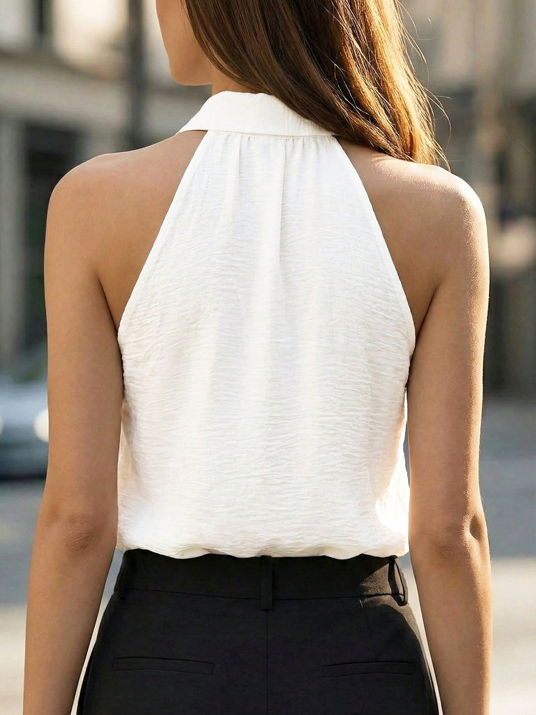 Top SHEIN, alb