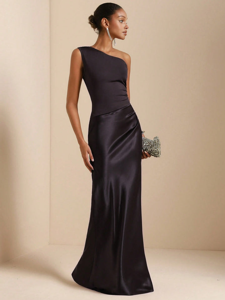 Rochie maxi SHEIN, maro