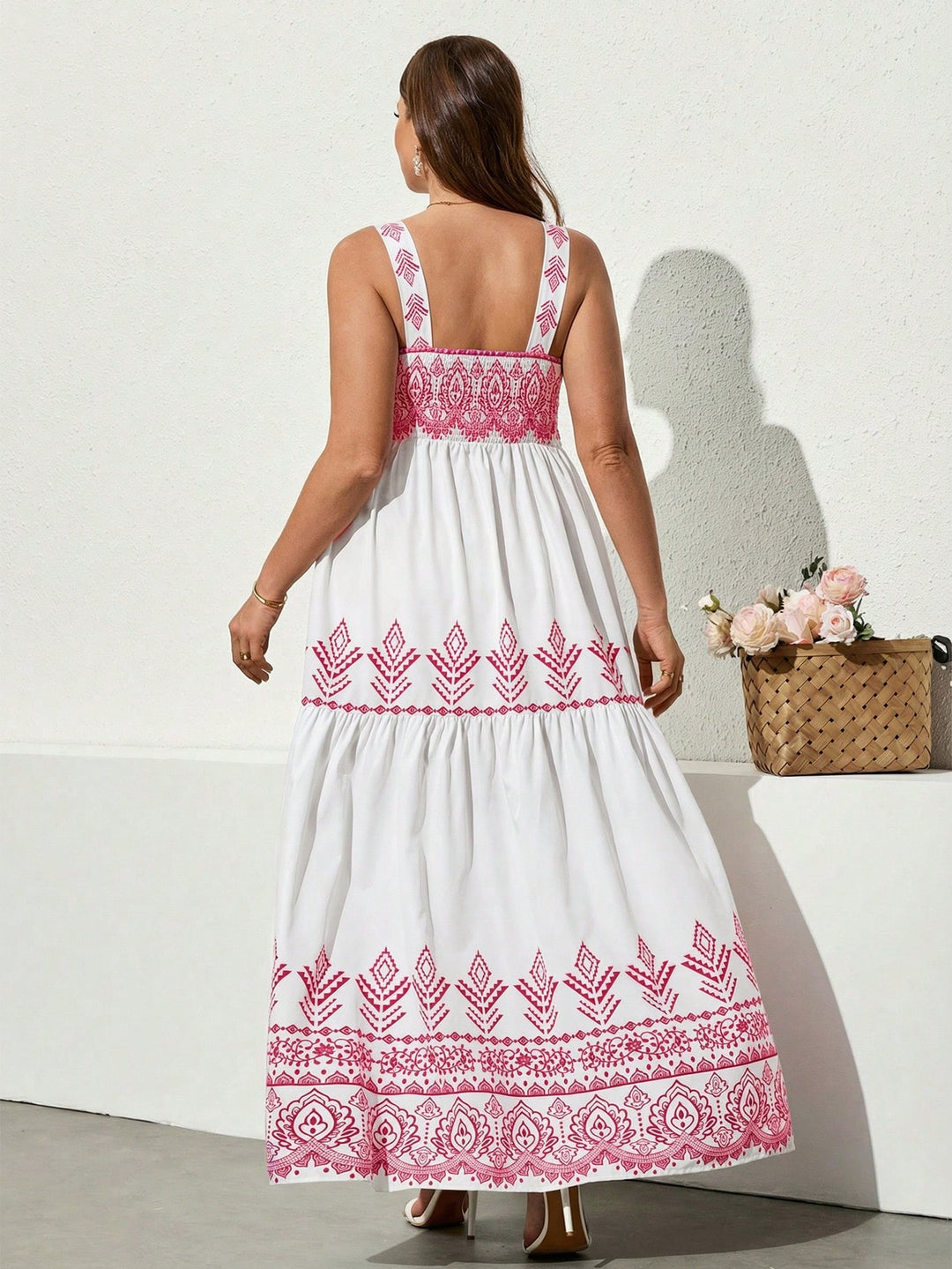 Rochie maxi SHEIN, mix culori
