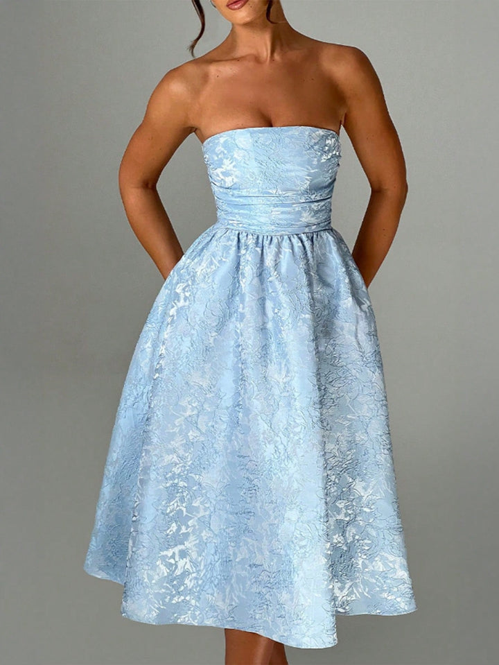 Rochie midi SHEIN, albastru