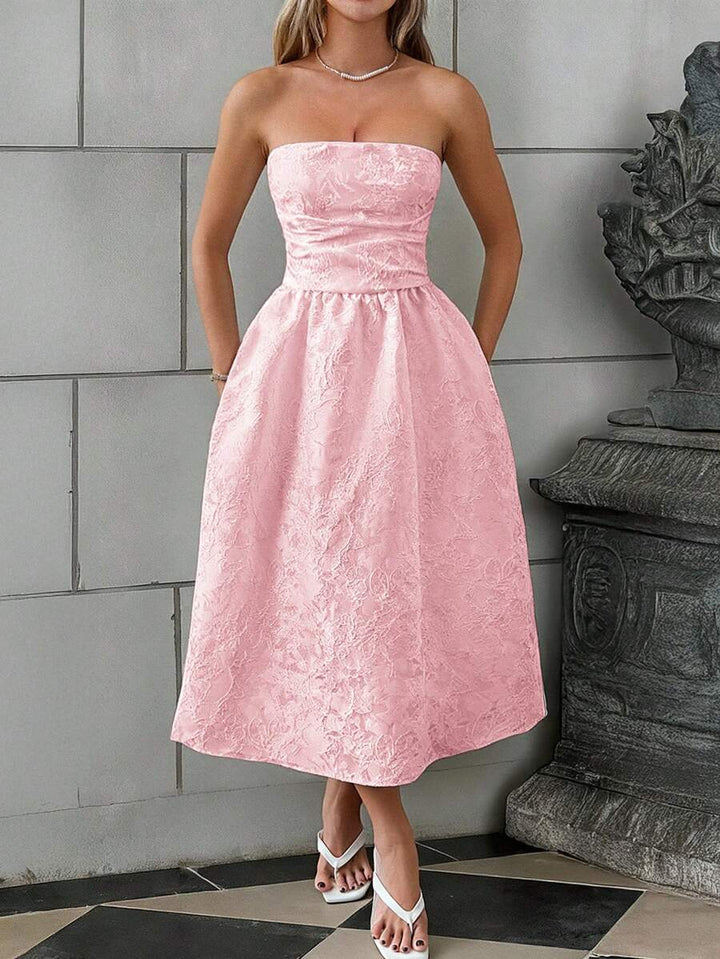 Rochie midi SHEIN, roz