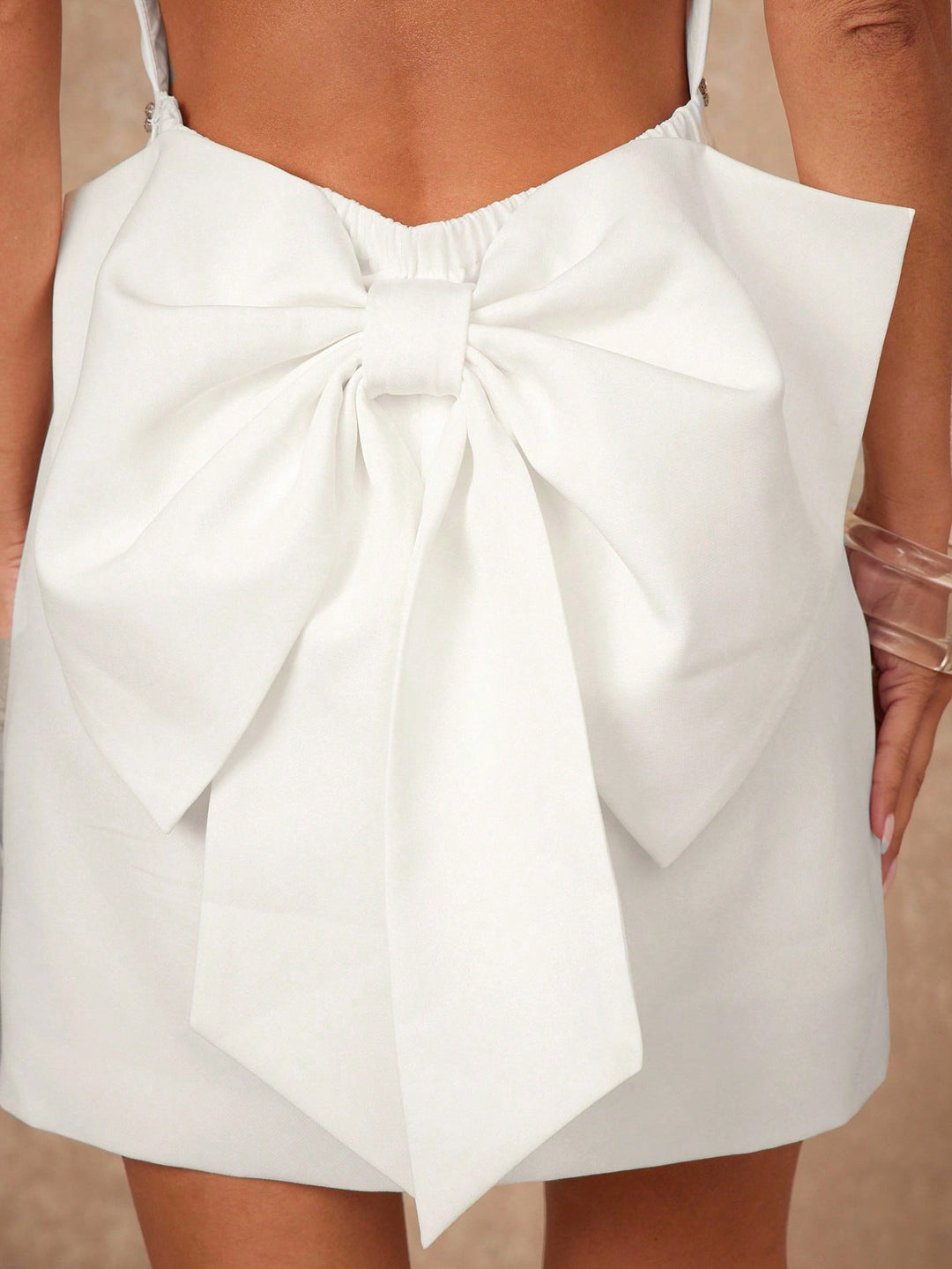 Rochie mini SHEIN, alb