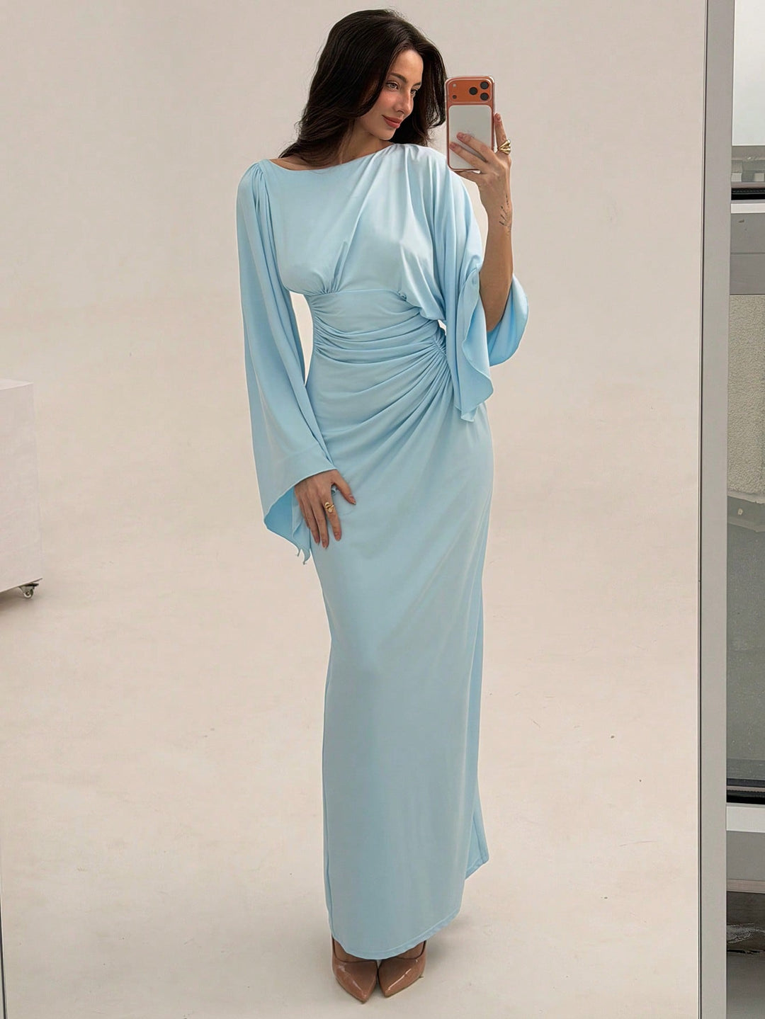 Rochie maxi SHEIN, albastru