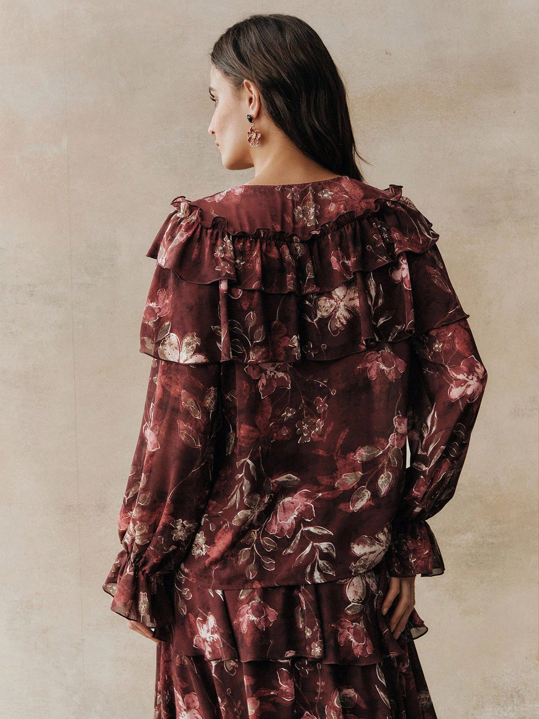 Bluza SHEIN, vișiniu