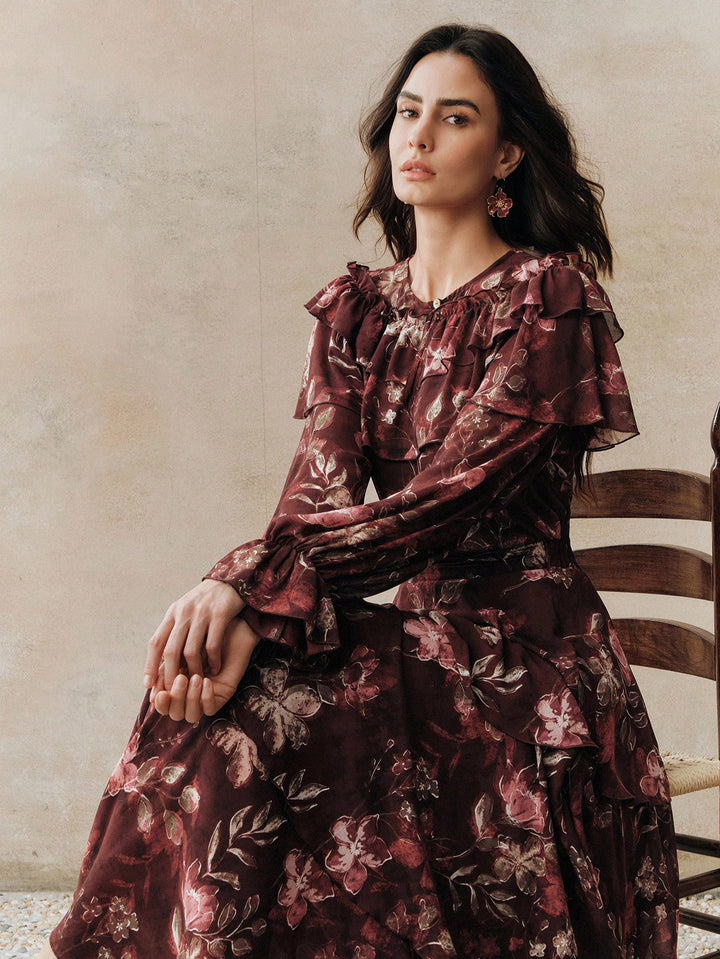 Bluza SHEIN, vișiniu