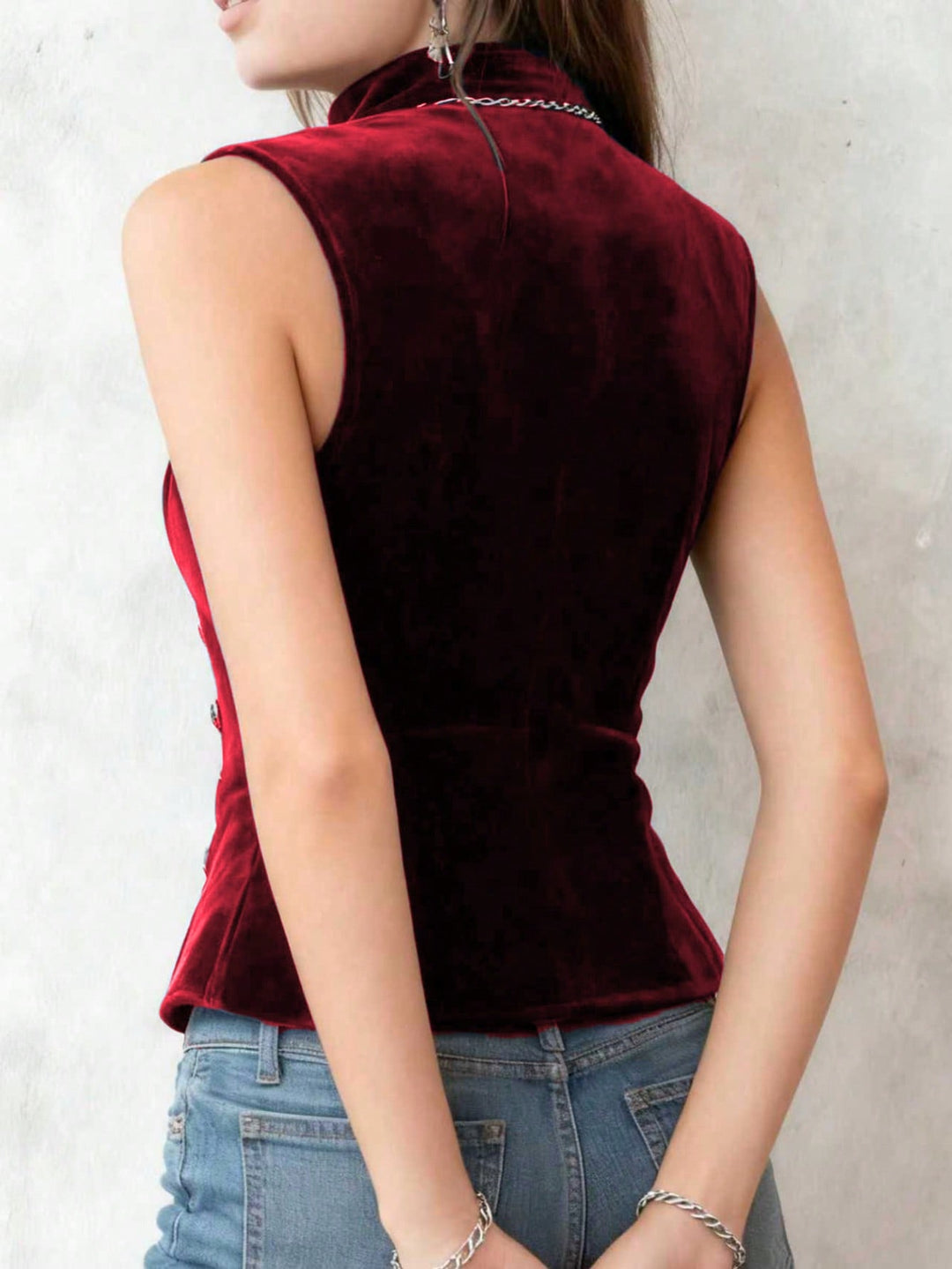Top SHEIN, vișiniu