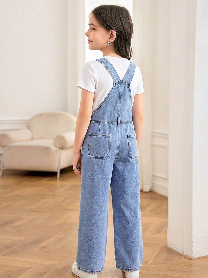 SHEIN kék farmer overál