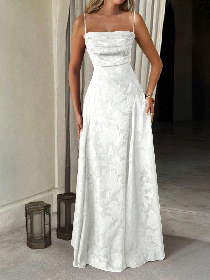 Rochie maxi SHEIN, alb