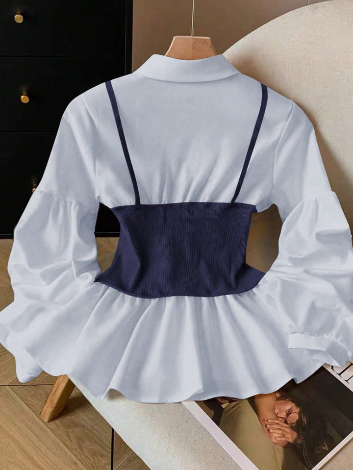 Top SHEIN, albastru